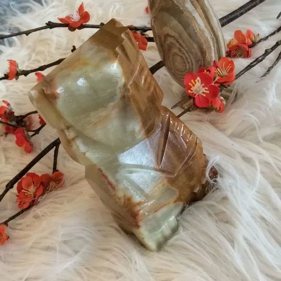 💞Set of 2 carved stone pices💞 - Picture 7 of 8